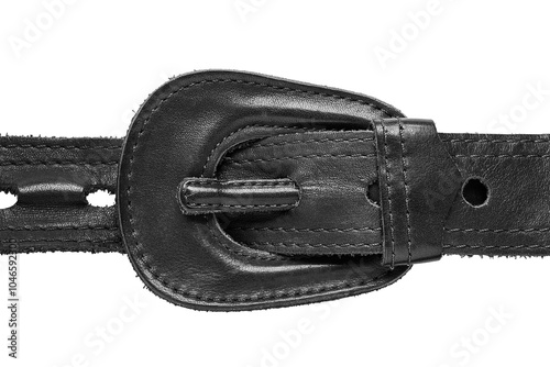 Leather belt isolated