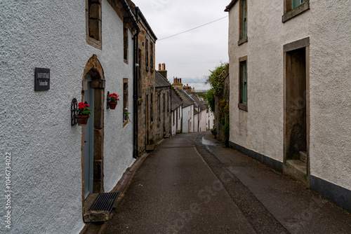 exploring the historic village of Culross, Firth of Forth, Scotland