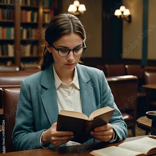 person reading a book