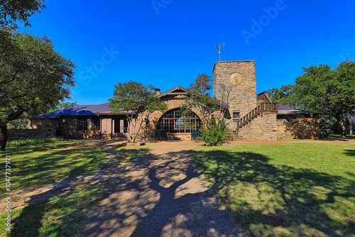 Recreation Hall, built in the 1930s by the Civilian Conservation Corps while building the Lake Brownwood State Park.