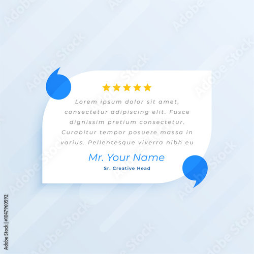 social communication quote testimony background design