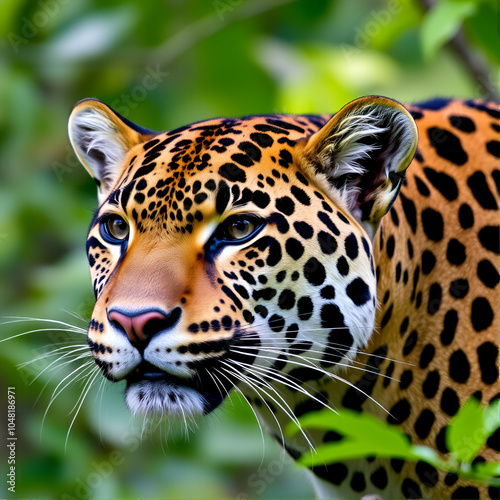 Jaguar - Panthera onca a wild cat species, the only extant member of Panthera native to the Americas