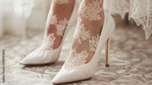 Step into a playful mood with these lacey socks adding a touch of girlish charm to your favorite pair of pumps.