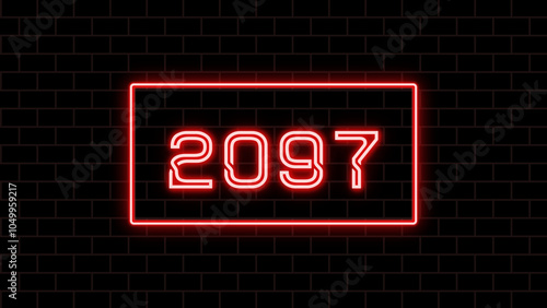 2097年のネオン文字