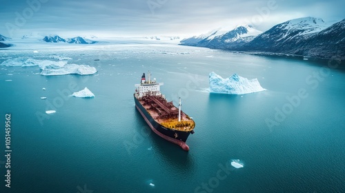 A pilot project testing the use of icebergs as a source of fresh water, with ships transporting meltwater to coastal communities facing severe water shortages