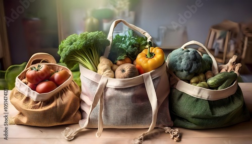 Zero-waste grocery shopping using reusable produce bags