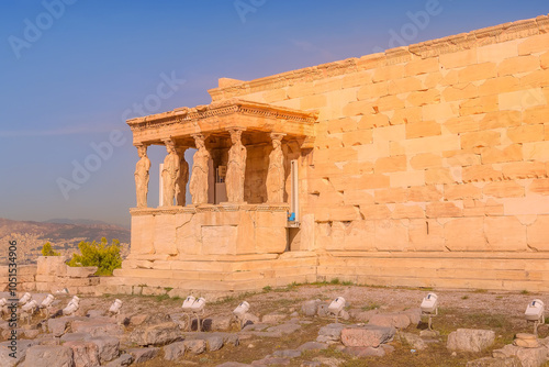 Acropolis, Erechtheum Temple in Athens, Greece