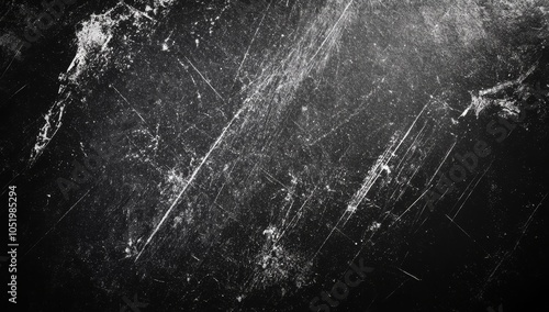 Grunge background with dark scratched details. Great for text or a picture. Grain noise is visible.