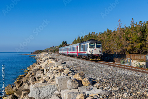 FS D445 1056 at Gruda Calabria Italy