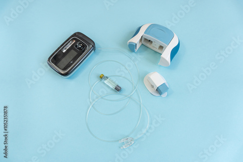 Diabetes management essentials featuring an insuling pump