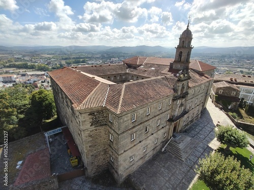 Monasterio de San Vicente do Pino en Monforte de Lemos, Galicia