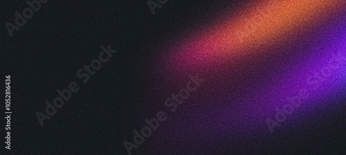 Abstract glowing noise texture background, purple red black grainy color gradient shape, vibrant banner header cover wallpaper poster design