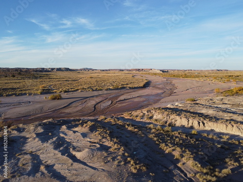 Painted Desert riverbed