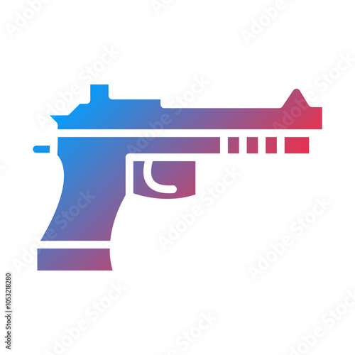 Pistol icon style