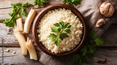 Traditional Polish Horseradish with Parsley (Polish Cuisine)