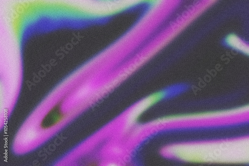 Abstract blurred grainy gradient background texture. Colorful digital grain dust soft noise effect pattern. Lo-fi multicolor vintage retro fluid colors. Nostalgia, vintage, 80s, 90s style synthwave