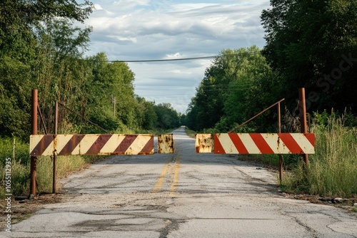 Notice: Road Closure Ahead - Unauthorized Access is Strictly Prohibited