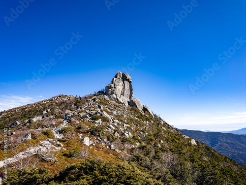 晩秋の金峰山