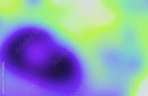 Bright neon grainy gradient abstract background, color blending effect, aesthetic soft texture