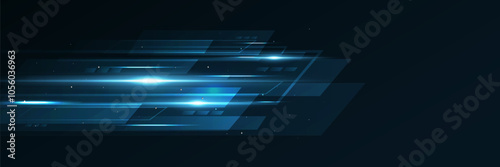 High speed. Abstract technology background. Vector