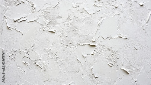 White textured surface of rough filler plaster for background use