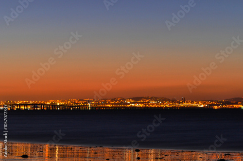 Dusk at Ponte Vasco Da Gama, Portugal