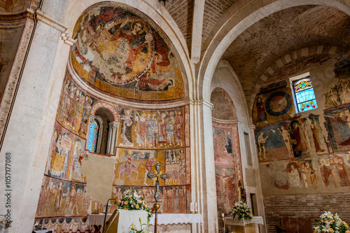 Castel Castagna, Teramo. The church of Santa Maria di Ronzano