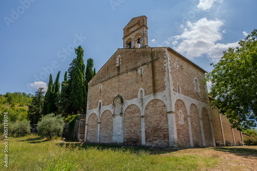 Castel Castagna, Teramo. The church of Santa Maria di Ronzano