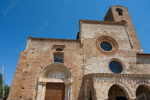 Morro D’Oro. Teramo. The church of Santa Maria di Propezzano