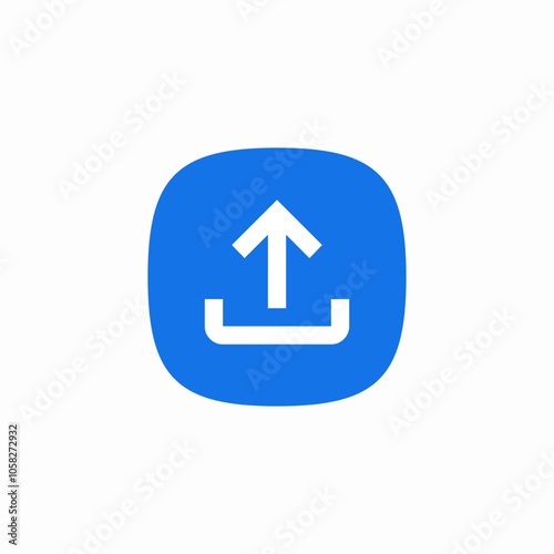 upload file icon sign vector