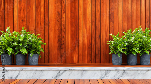 Marble Threshold: The transition from wooden floor to marble threshold is captured in exquisite detail. The two materials meet harmoniously. 