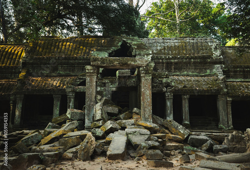 Ruins in Angkor temple complex, Siem Reap