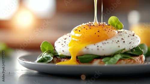 Delicious Classic Eggs Florentine with Hollandaise Sauce