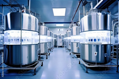 vaccine production fermentation tanks large scale bioreactors us