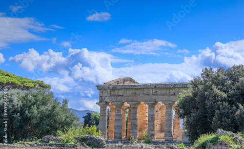 Temple of Neptune at Paestum in Italy. 