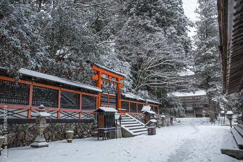 雪の高野山