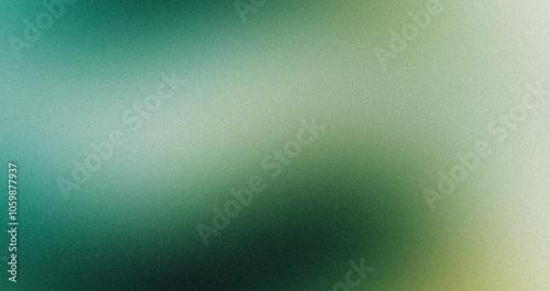 Abstract color gradient green blue grainy color gradient background dark abstract backdrop banner poster card wallpaper website header design