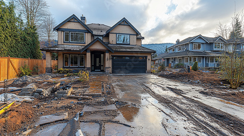 Construction of a cottage house