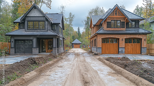 Construction of a cottage house