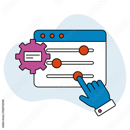 Parameter Adjustment Icon, Optimizing Machine Learning Models Through Effective Parameter Adjustment, Enhancing Model Performance with Advanced Parameter Tuning Techniques