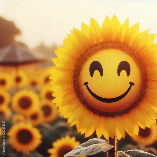 Sunflower Smile A bright and cheerful season of happiness and jo