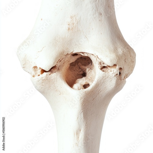 Close-up of the human elbow joint, showing the articulation of the humerus, radius, and ulna bones.