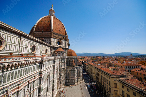 イタリア旅行、フィレンツェの象徴・サンタ・マリア・デル・フィオーレ大聖堂の風景