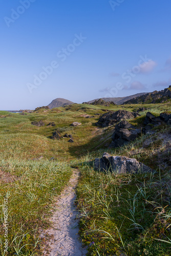 Sandfjord beach (Sandfjordstranden) close to Berlevåg in Finnmark in northern Norway