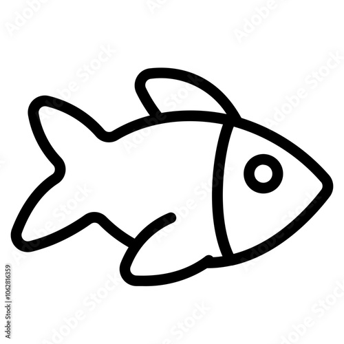 Fish Line Icon