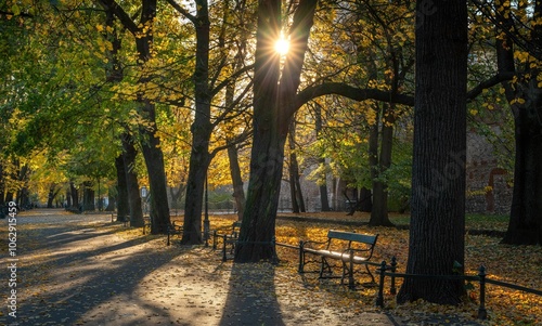 Krakowskie planty jesienią, czyli wielki park w Krakowie