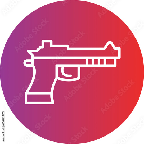 Pistol icon style