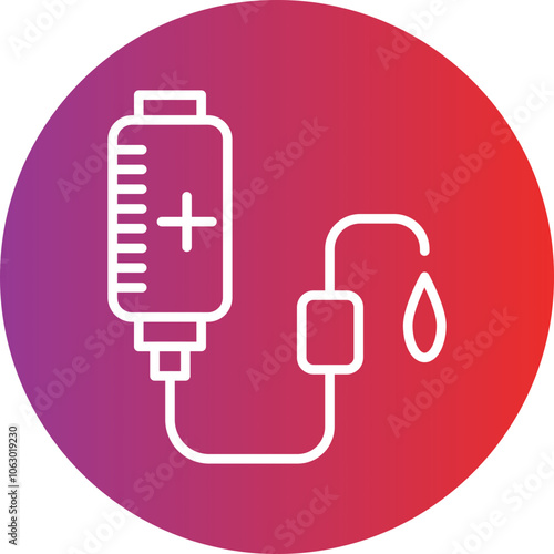 Blood Transfusion icon style