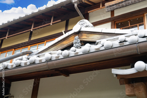 京都祇園の街並み(京町家)