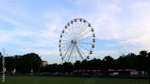 The Giant Ferris Wheel. The Wiener Riesenrad. it was the world's tallest extant Ferris wheel from 1920 until 1985. Prater park.